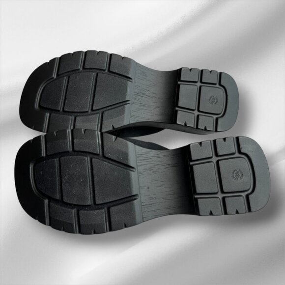 Steve Madden Phoebe Black Slides Size 10 - Picture 6 of 7